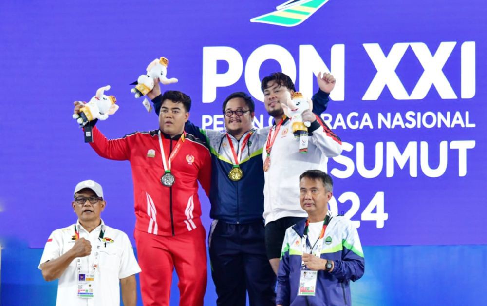 Angkat Besi Jabar Sumbang Emas di PON XXI/2024 Aceh-Sumut