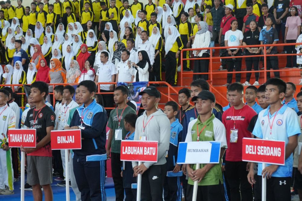 Tes Even Digelar, Gor Binjai Sudah Memadai Jadi Venue Gulat PON 2024 