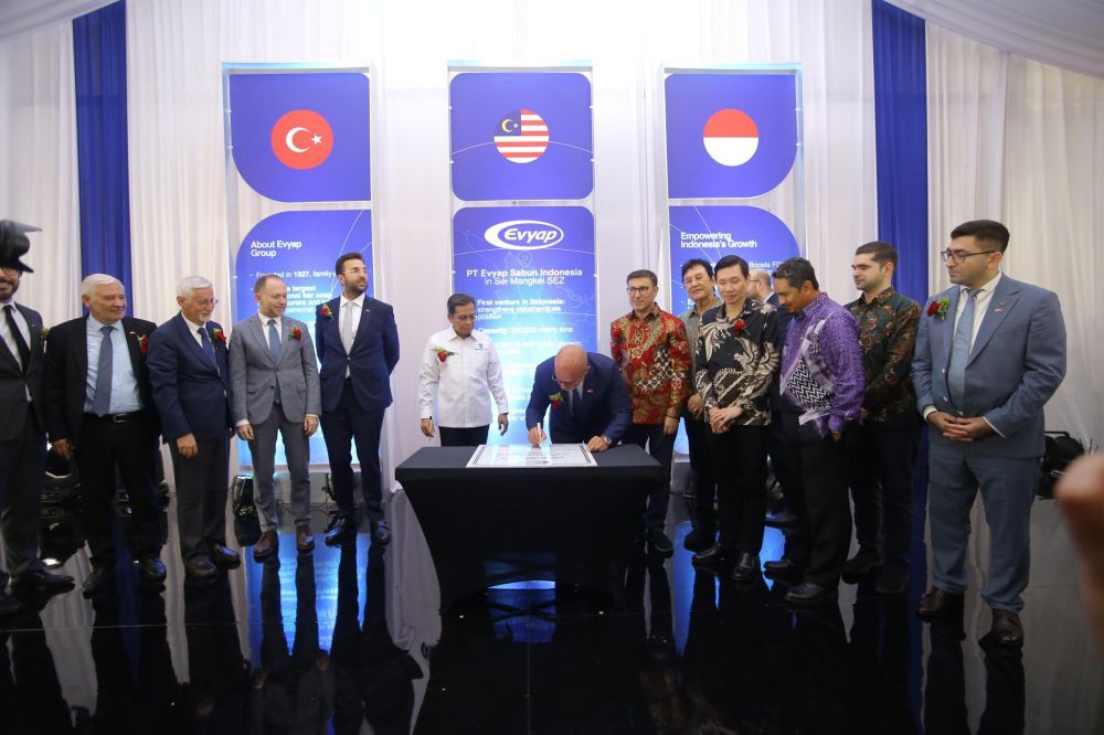 PT Evyap Sabun Indonesia Membangun Pabrik Baru di KEK Sei Mangkei