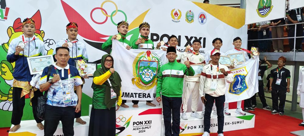 Si Kembar Akhiri Paceklik 12 Tahun Emas Pencak Silat di PON