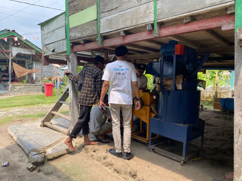 Hasil Survei Tim Dosen Itera di Pulau Pahawang, Olah Bank Sampah