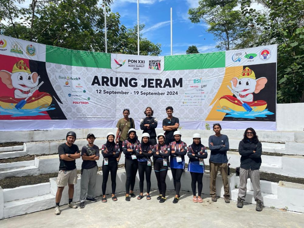 Arung Jeram Sumut Raih Emas PON 2024 di Aceh