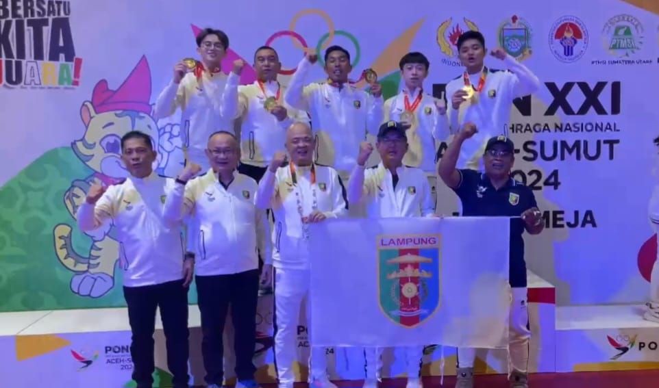 Update Perolehan Medali PON 2024 Tim Lampung, Masih 10 Besar