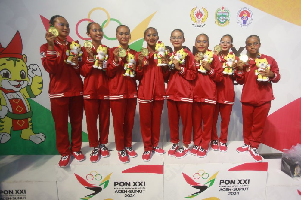 PON XXI: Sulsel Tambah Emas dari Renang Indah dan Dancesport