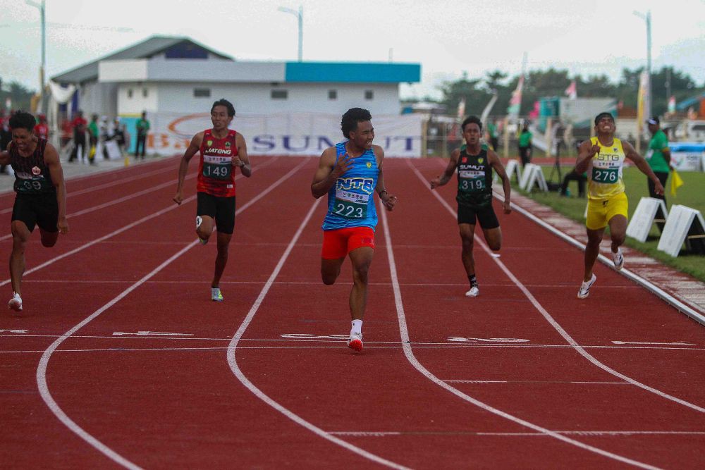 Atletik Sumsel Pertahankan Emas dari Pelari Rio Maholtra