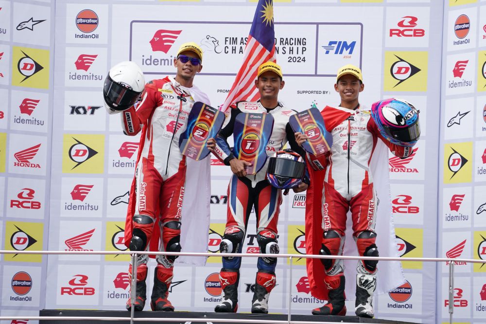 Pembalap Astra Honda Raih Podium ARRC Sepang