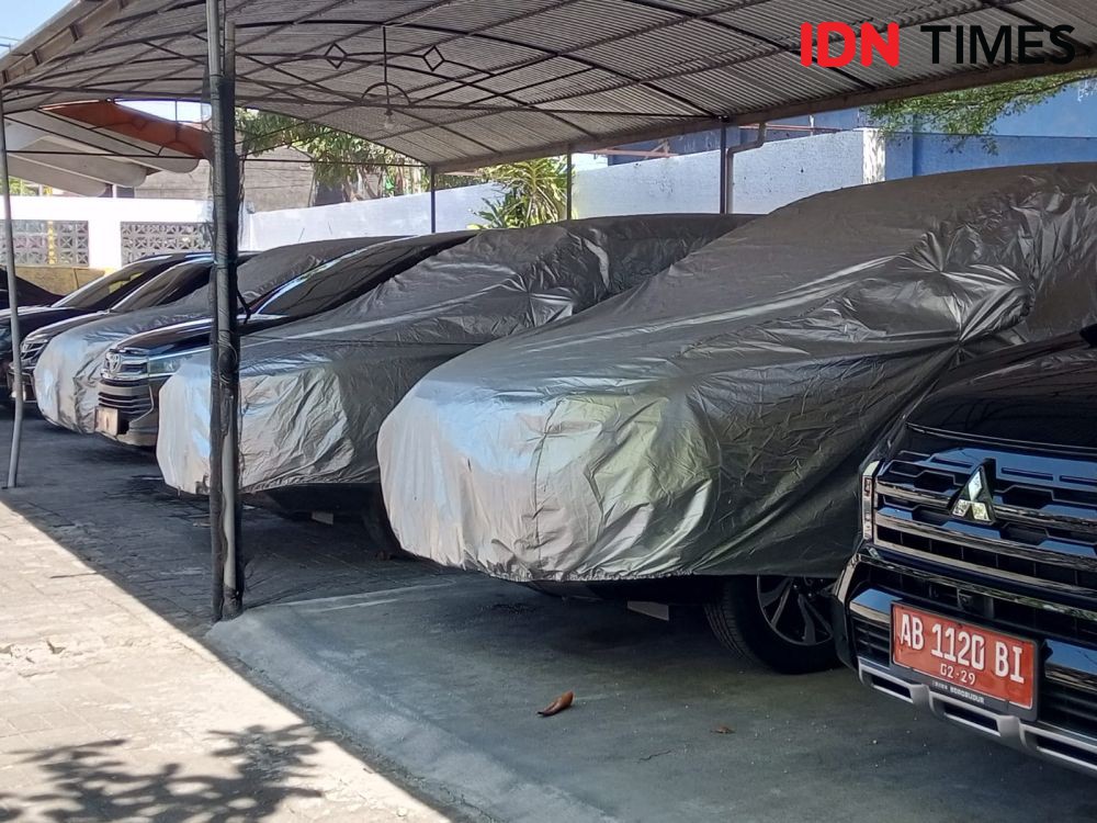 Masa Kampanye Pilkada, Mobil Komisi DPRD Bantul Dikandangkan