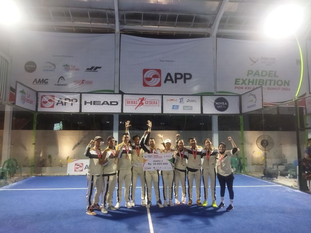 Bali Raih Emas Cabor Eksibisi Padel PON 2024