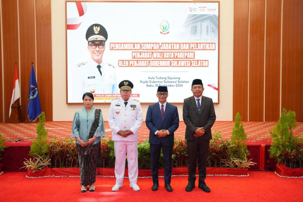 Gantikan Ali Akbar, Abdul Hayat Gani Jabat Pj Wali Kota Parepare