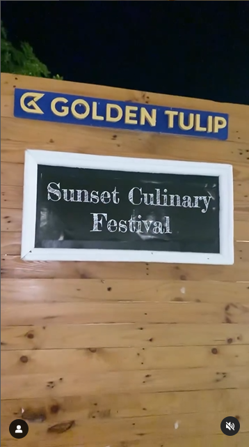 Sunset Culinary Festival Hotel Golden Tulip, Sajikan Kuliner dan Senja