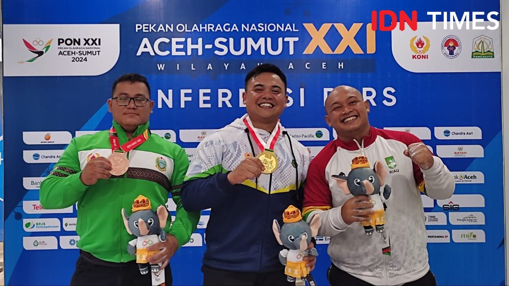 Debut di Kelas 105 Kilogram PON, Fernando Beri Perunggu untuk Sumut