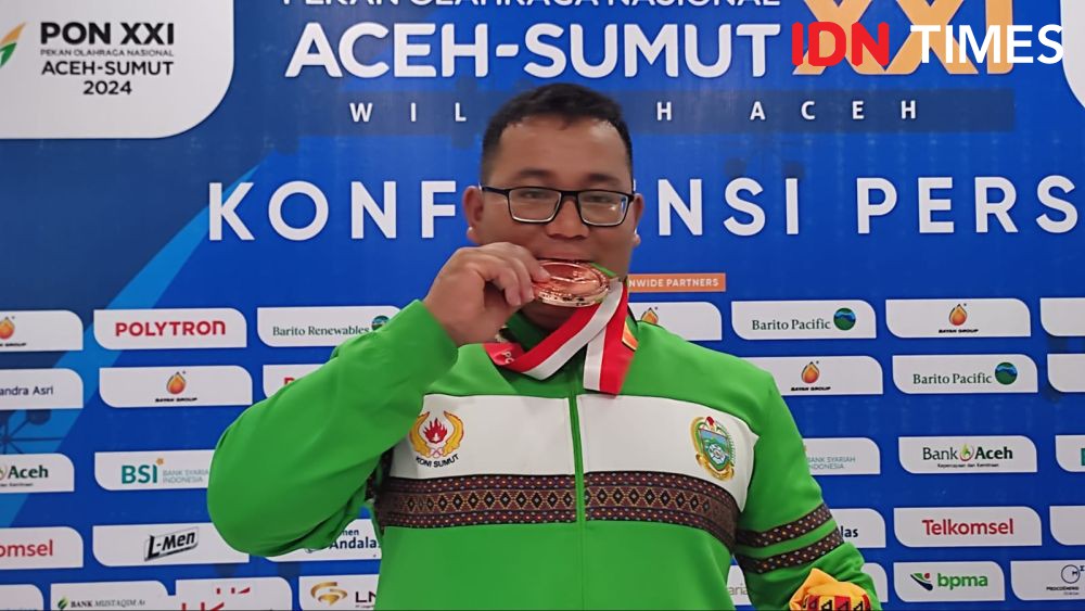 Debut di Kelas 105 Kilogram PON, Fernando Beri Perunggu untuk Sumut