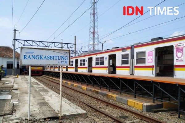 Ada Pembangunan, Begini Flow Penumpang Stasiun Rangkasbitung