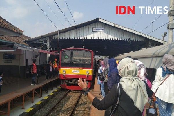 Ada Pembangunan, Begini Flow Penumpang Stasiun Rangkasbitung