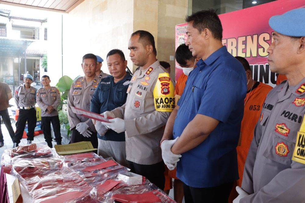 Polres Klungkung Ungkap Peredaran 175 Paket Sabu