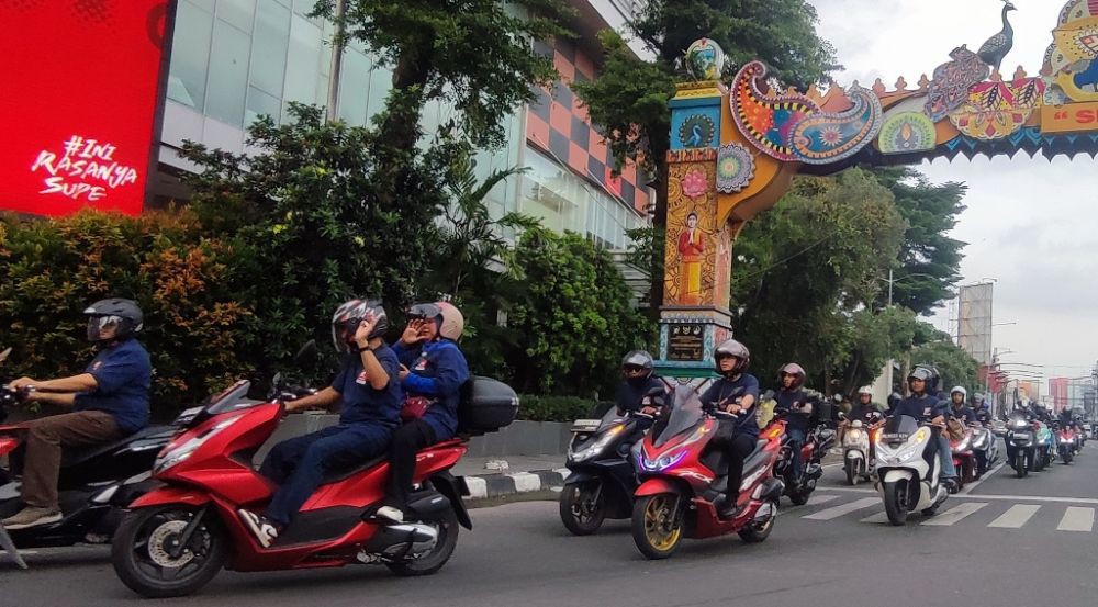 Jelang Honda Bikers Day di Magelang, Riders Gelar Gaspol di Medan