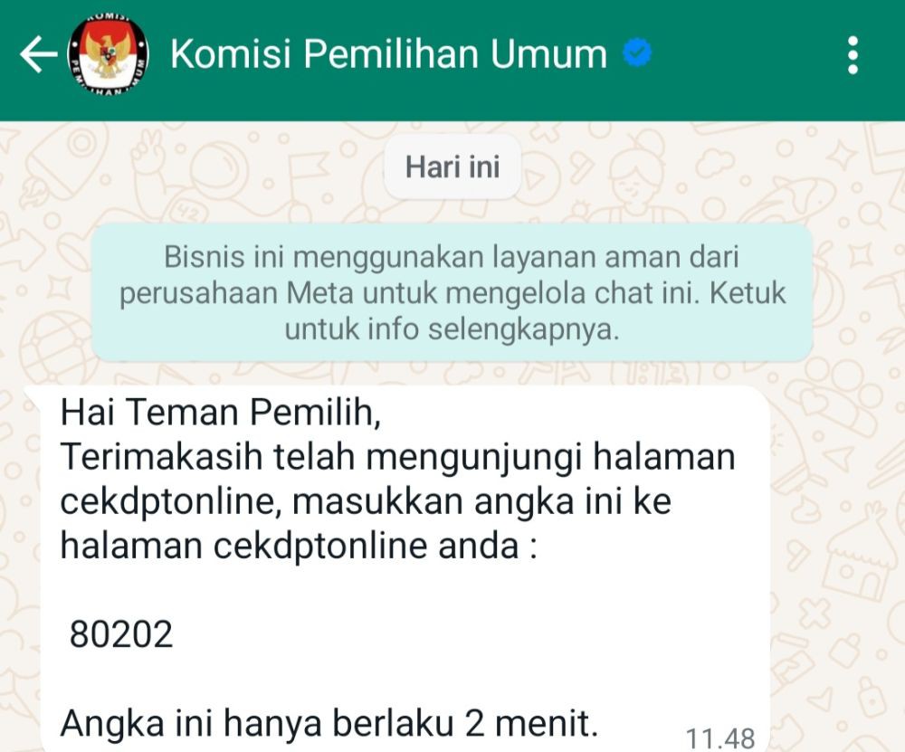 Mudah dan Gampang Warga Sumsel Bisa Cek DPT Online Lewat Handphone