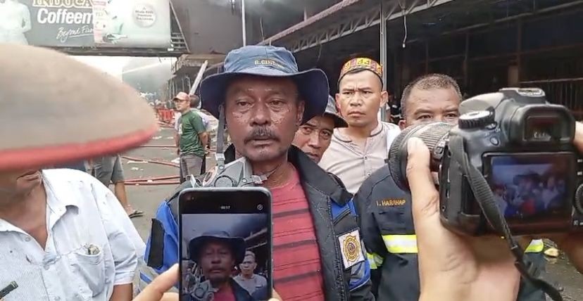 Lebih dari 400 Kios Pasar Horas Siantar Terbakar