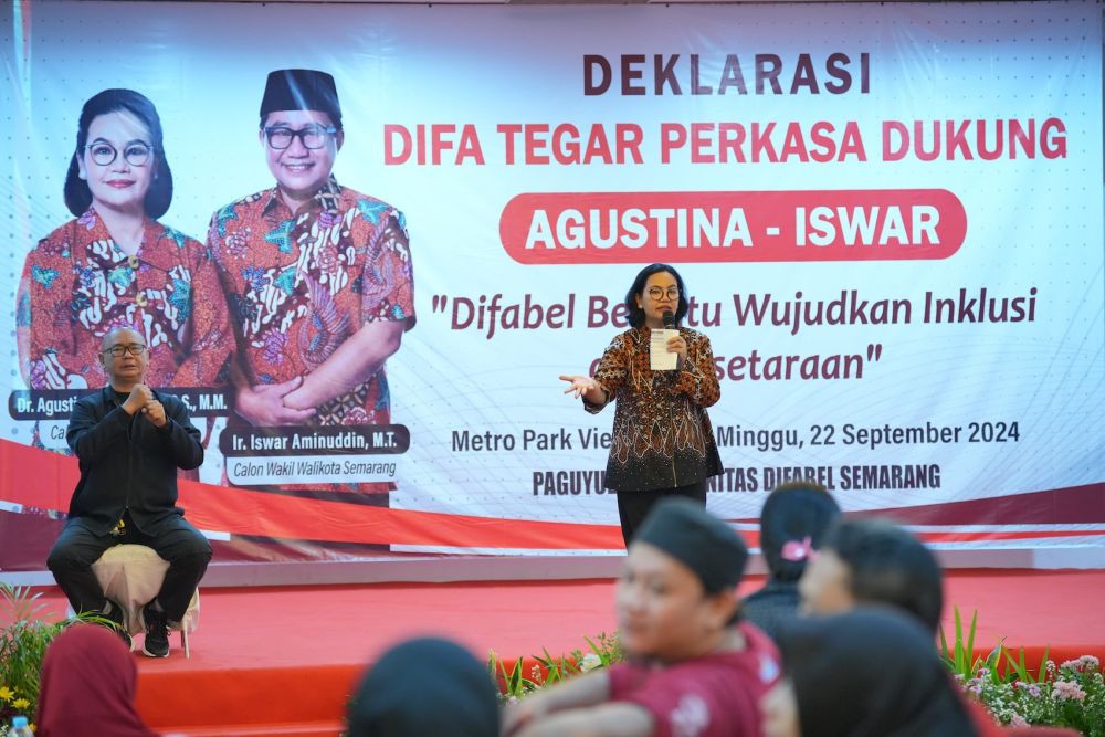 Agustin-Iswar Bakal Bangun Rumah Difabel di Tiap Kecamatan Semarang