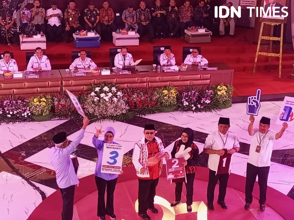 Serba-Serbi Pernyataan 3 Paslon  Pilgub Sumsel Usai Dapat Nomor Urut