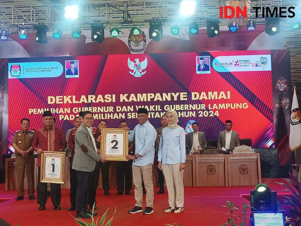 Makna Nomor Urut 2 Paslon Mirza-Jihan Pilkada Lampung 2024