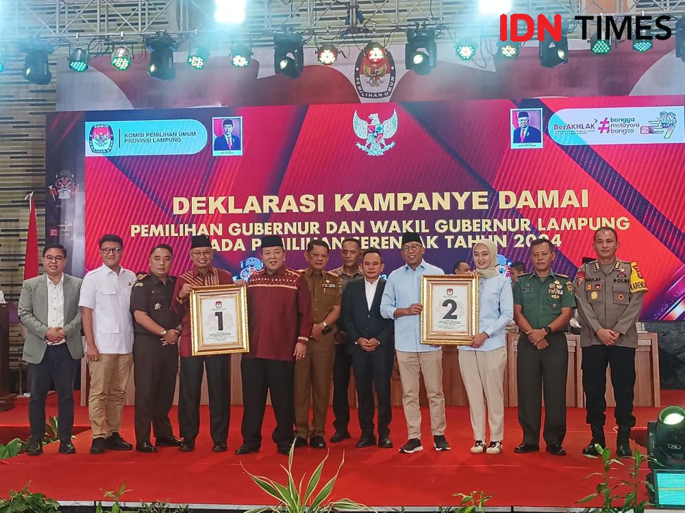 Warning! Bahan Kampanye Paslon Pilkada Lampung Tak Lebih Rp100 Ribu