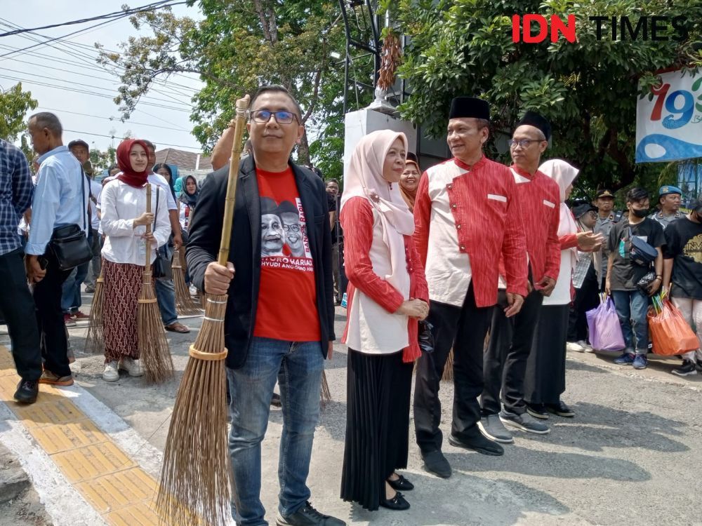 Foto Penetapan Nomor Urut Cabup-Cawabup Bantul, Meriah!