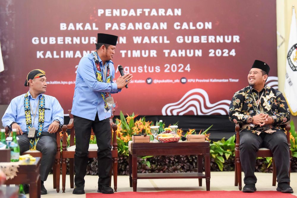 KPU Kaltim Menetapkan Dua Pasangan Cagub dan Cawagub 2024