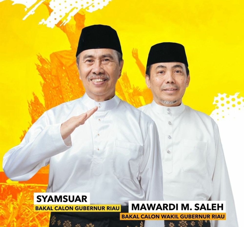 Pilgub Riau: Wahid-Hariyanto 1, Nasir-Wardan 2 dan Syamsuar-Mawardi 3