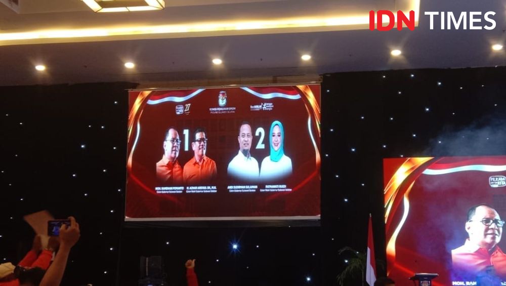 Pilgub Sulsel: Danny-Azhar Nomor Urut 1, Sudirman-Fatma 2