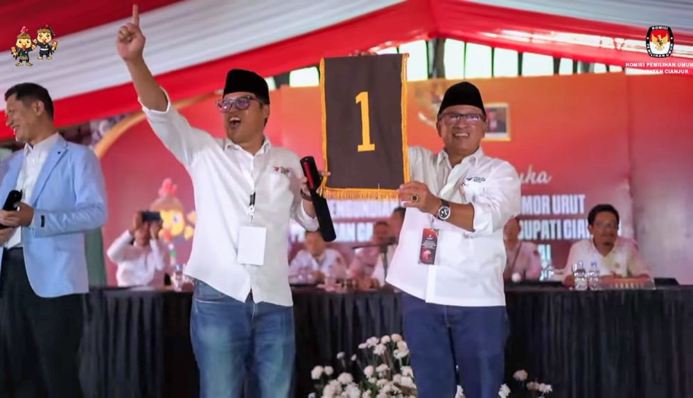 Dapat Nomor Urut 1, Herman-Ibang: Siap Bekerja Satu Periode Lagi