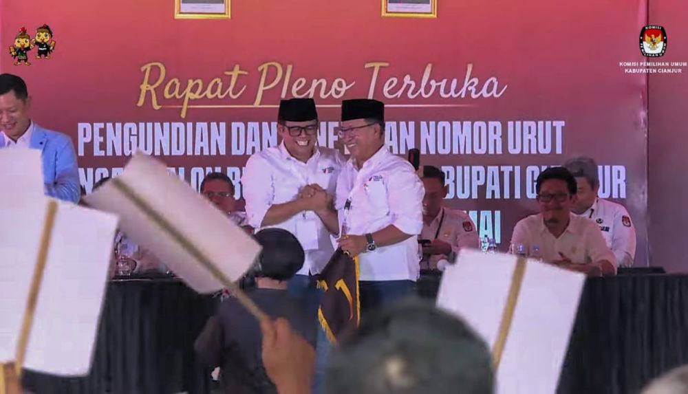 Dapat Nomor Urut 1, Herman-Ibang: Siap Bekerja Satu Periode Lagi