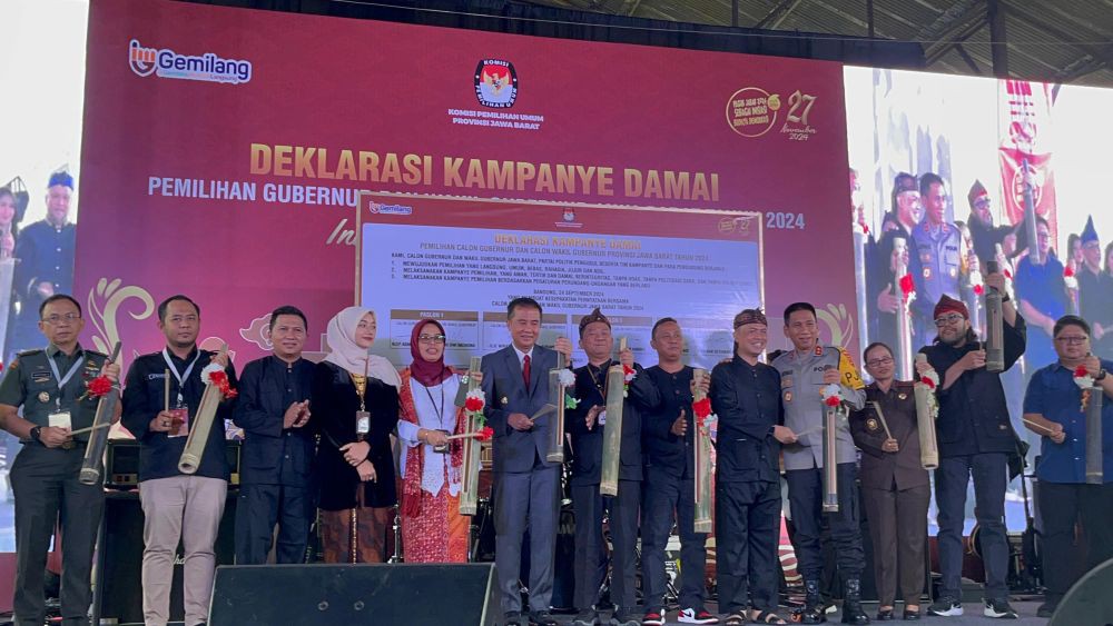 KPU Jabar Titip Paslon Pilgub Kampanye dengan Menyenangkan