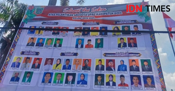 Anggota DPRD Bima Didominasi oleh Wajah Baru, Adik Bupati Jadi Ketua 