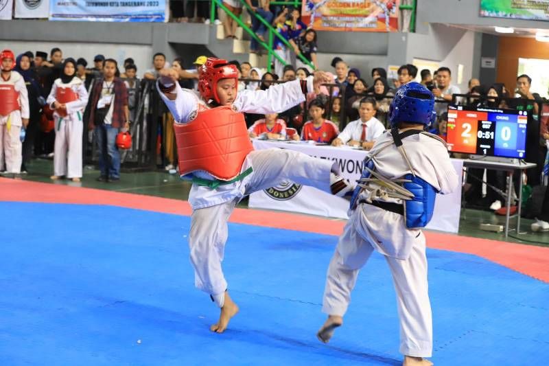 Pemkot Tangerang Gelar Liga Taekwondo Pelajar di GOR Gondrong