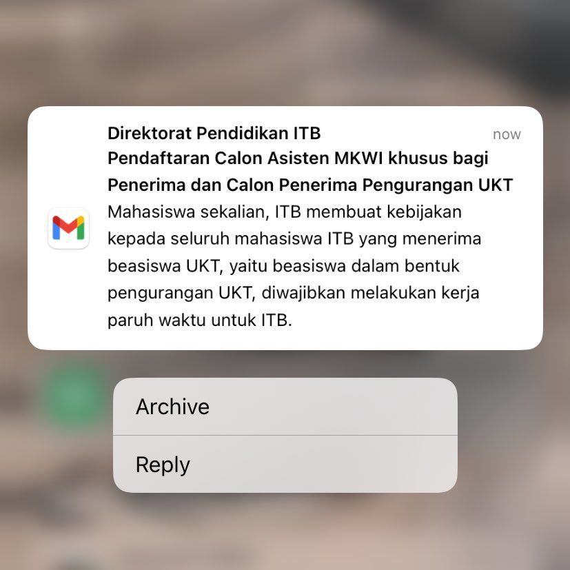 ITB Minta Mahasiswa Penerima Beasiswa UKT Kerja Paruh Waktu di Kampus