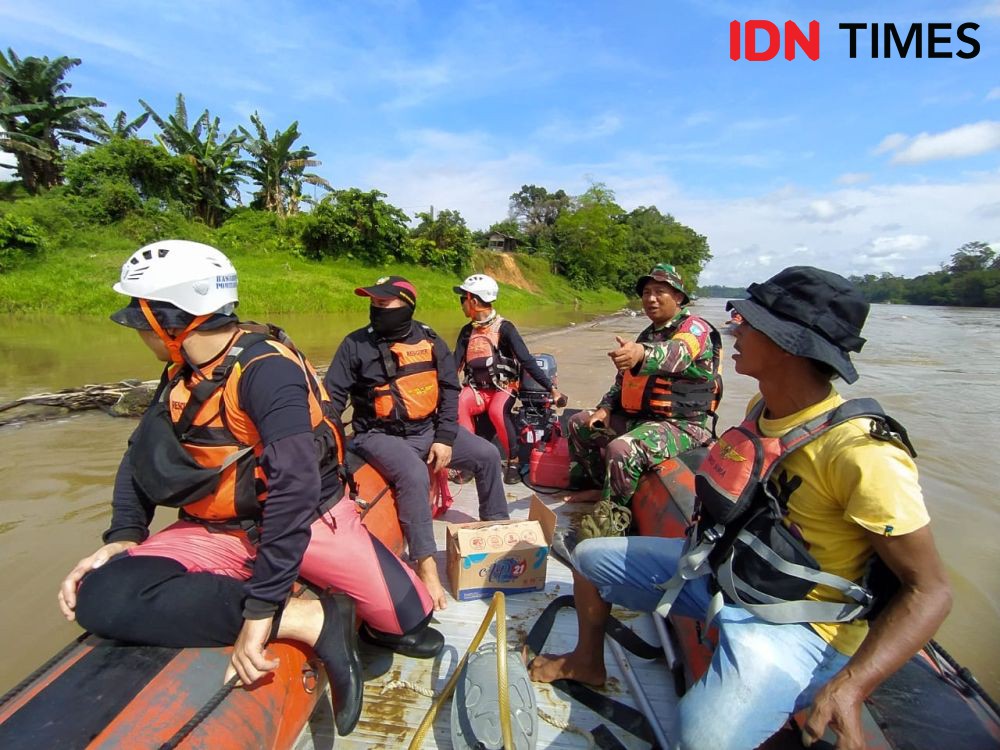 Penjual Sayur Tenggelam di Sungai Melawi seusai Berjualan