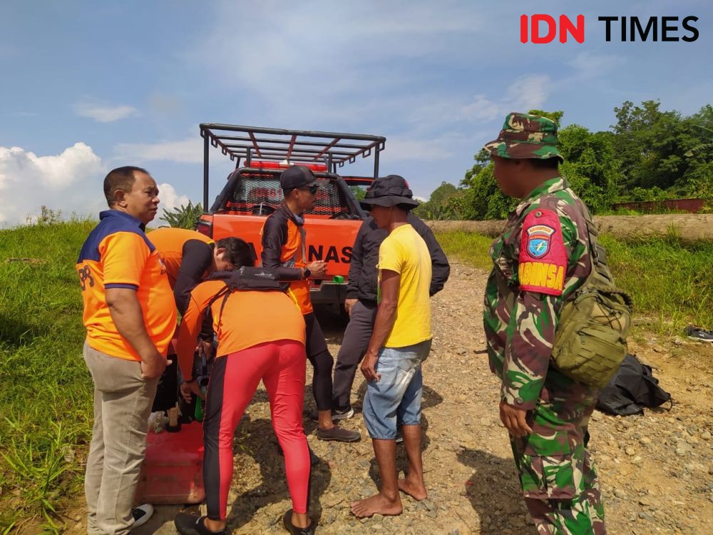 Penjual Sayur Tenggelam di Sungai Melawi seusai Berjualan