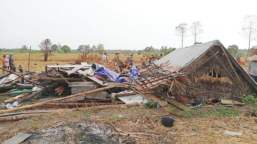 Puting Beliung Rusak 26 Rumah di Ogan Ilir