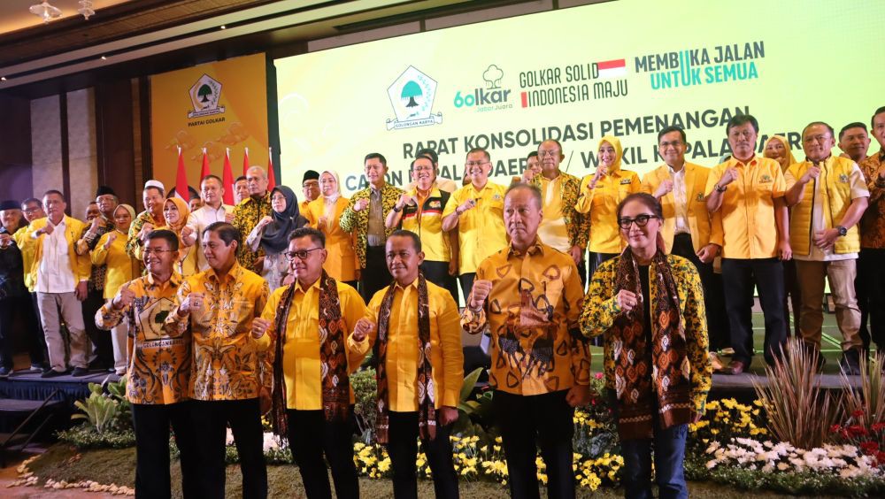 Ketum Golkar Minta Kader Gerakan Mesin Partai untuk Menangkan Pilkada di Jabar