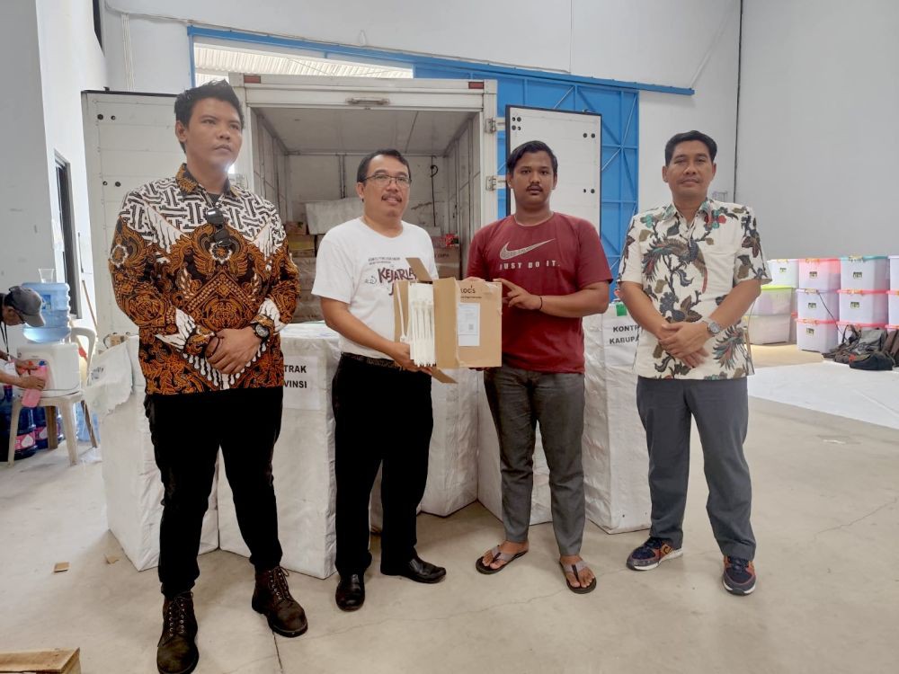 KPU Mulai Terima Logistik untuk Pilkada Kota Semarang 2024