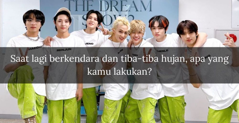 [QUIZ] Saat Musim Hujan, Siapa Member NCT Dream yang Menemani Kamu Berteduh?