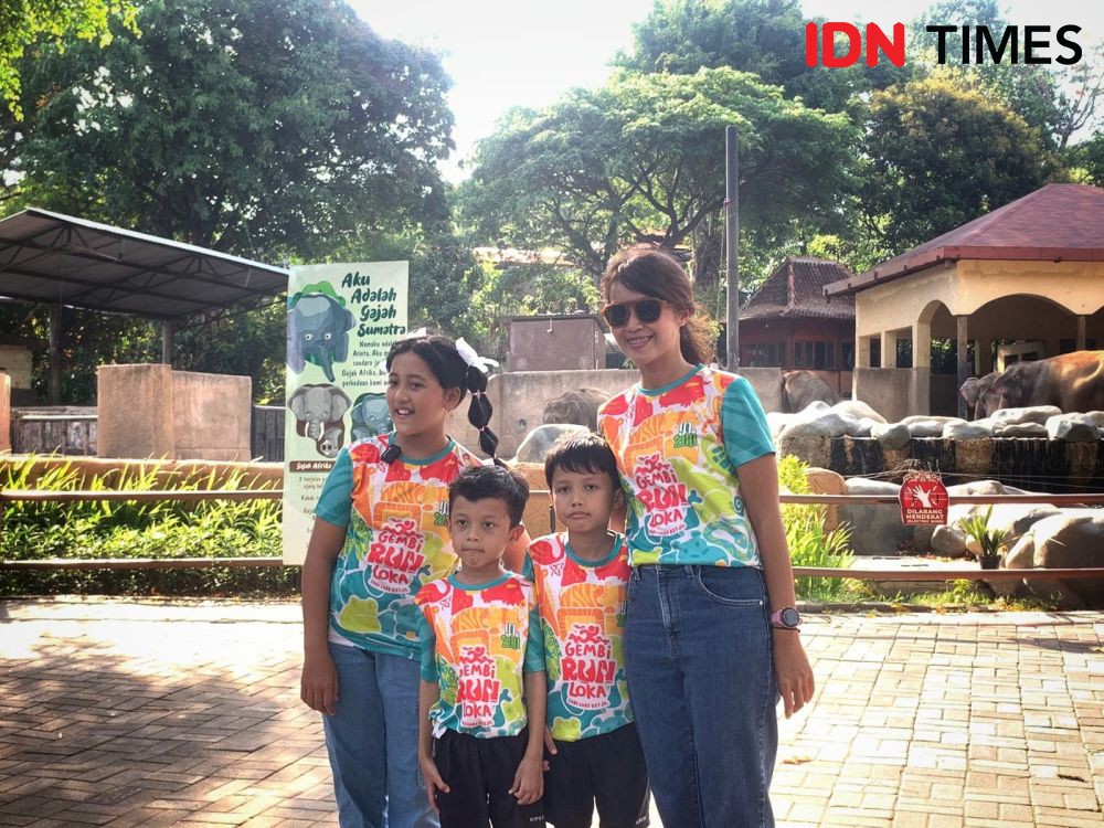 GembiRun Loka Fun Run, Sensasi Lari Santai Sambil Menyapa Satwa GL Zoo