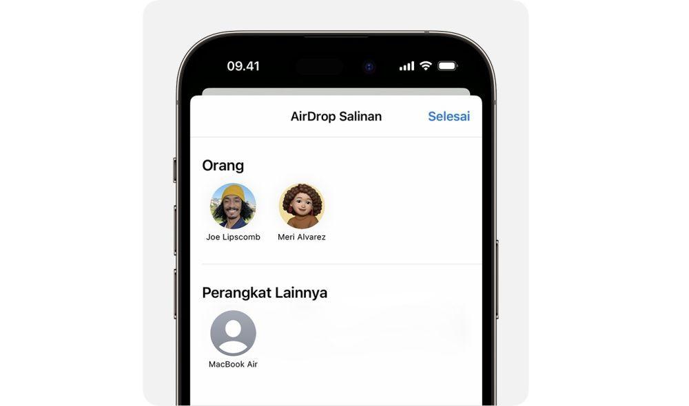 cara menyalakan airdrop di iphone 7