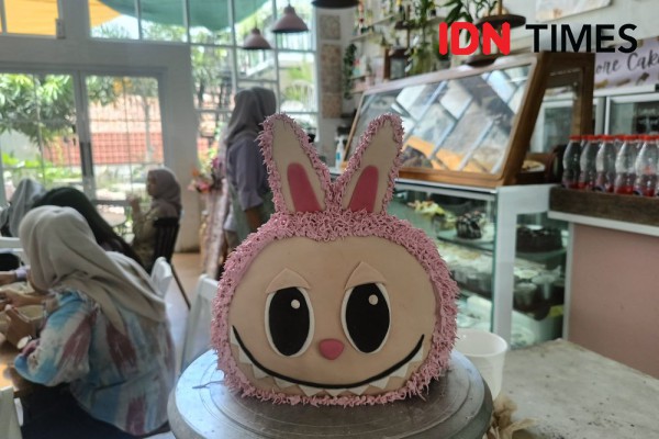 Palembang Punya Labubu Viral, bisa Jadi Kue Ultah Unik