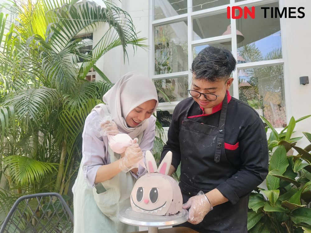 Palembang Punya Labubu Viral, bisa Jadi Kue Ultah Unik