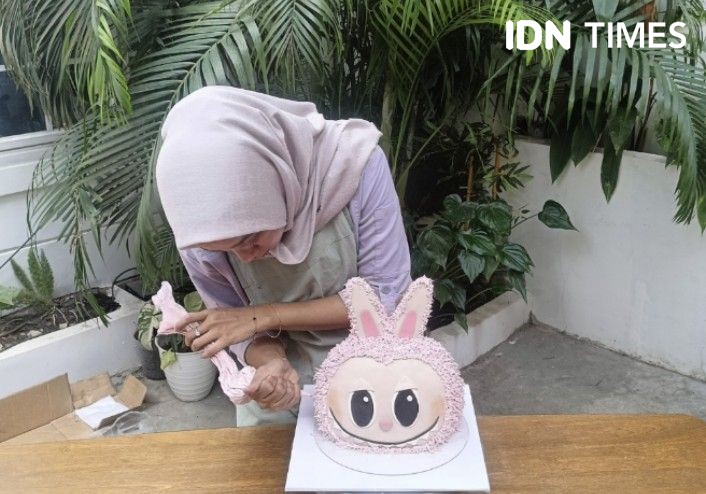 Palembang Punya Labubu Viral, bisa Jadi Kue Ultah Unik