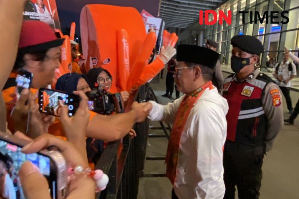 Tiba di Jiexpo Bersama Mandra dan Atun, Pram-Doel Salami Pendukung
