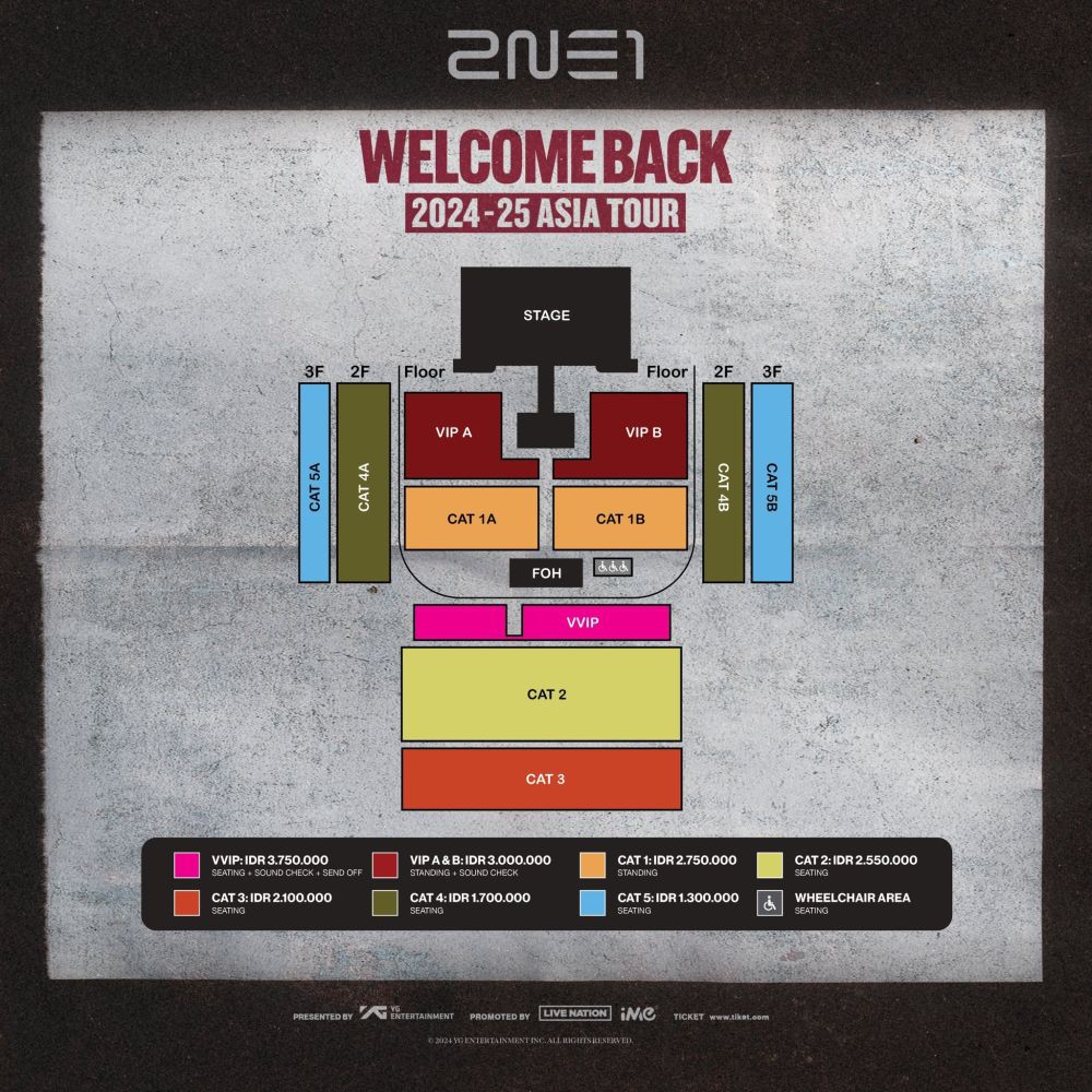 2NE1 Tambah Jadwal Konser Di Indonesia Jadi Dua Hari