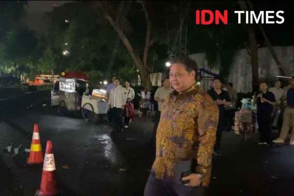 Airlangga Bahas Situasi Ekonomi-Geo Politik Bareng Prabowo